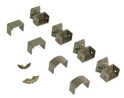 WESTBURY BRONZE ALUMINUM SWIVEL ANGLE BRACKET KIT 2 TOP AND 2 BOTTOM