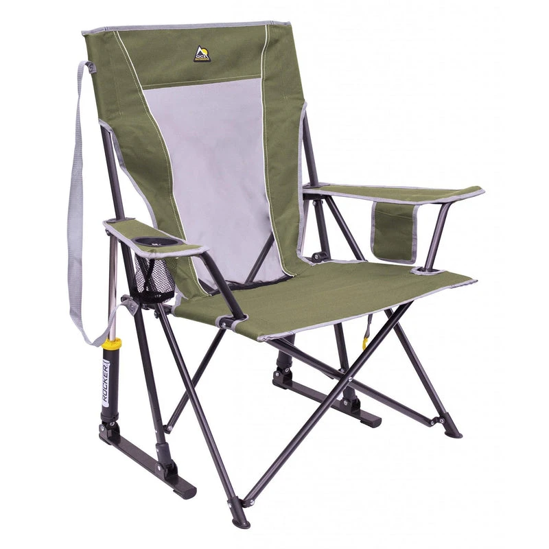 Comfort Pro Rocker Chair In Loden Green - Portable Folding Rocking Chair