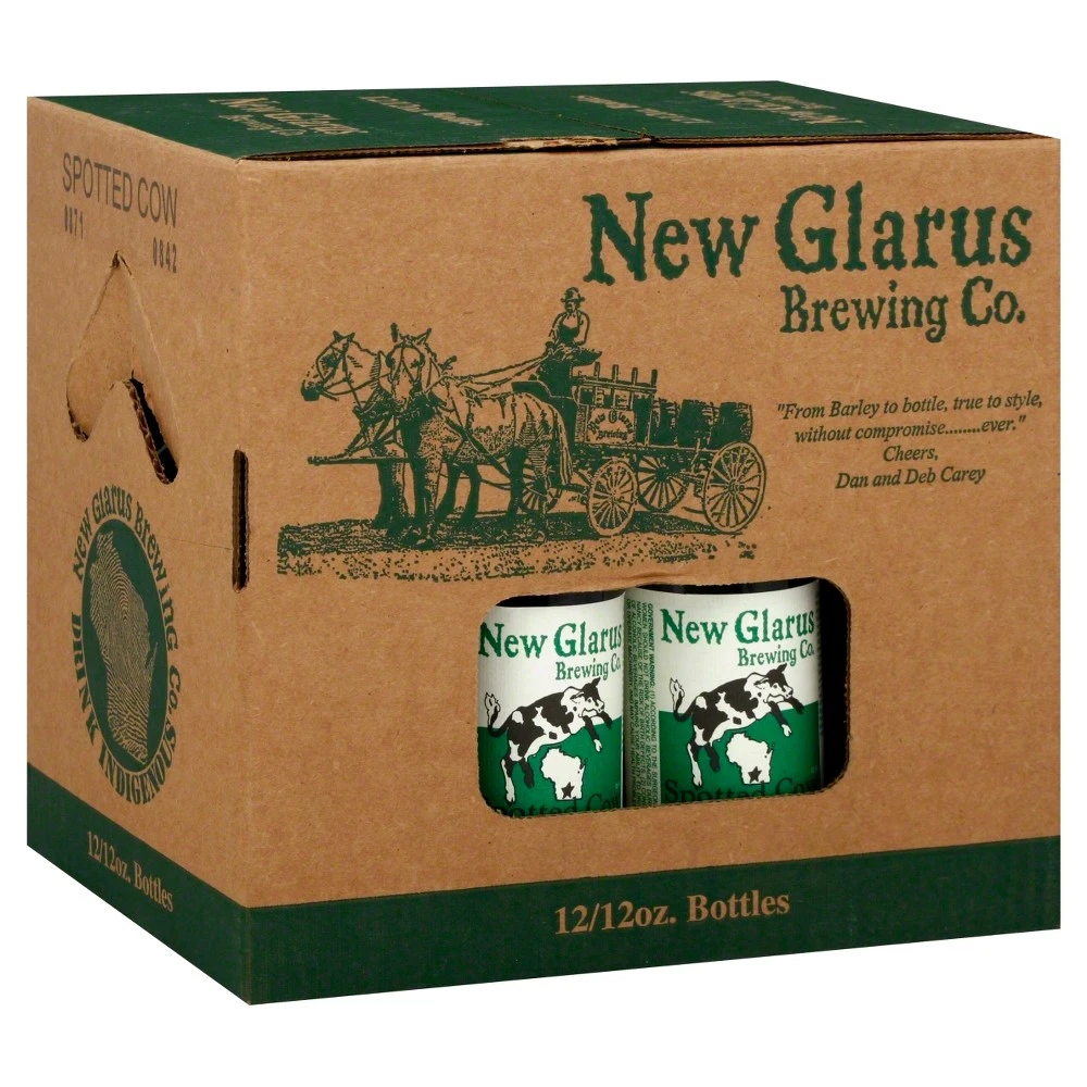 NEW GLARUS SPTTD COW 12OZ 12PK