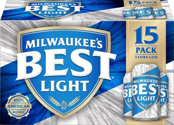 MILWAUKEES BEST LIGHT 12OZ 15PK