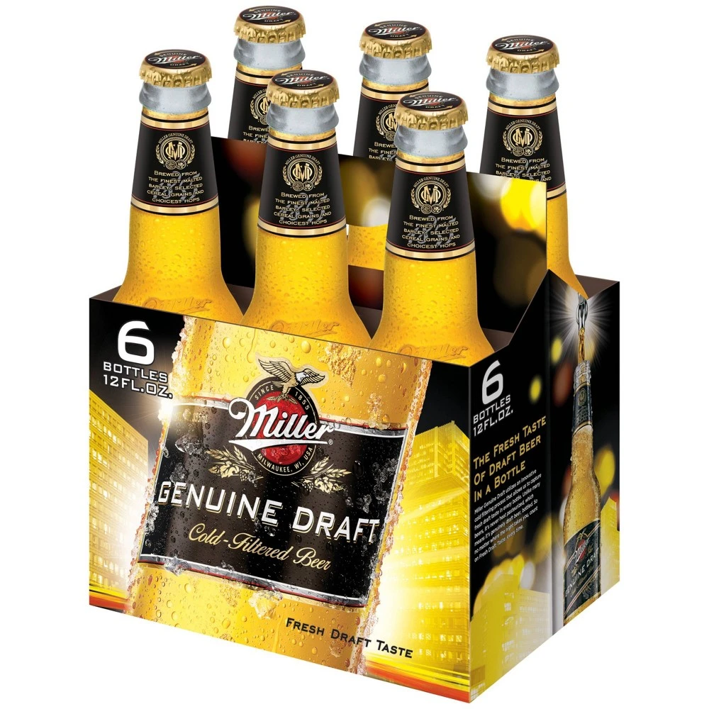 MILLER GENUINE DRAFT 12OZ 6PK