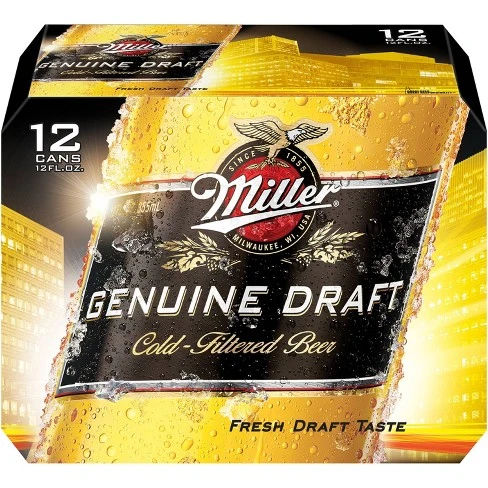 MILLER GENUINE DRAFT 12OZ 12PK
