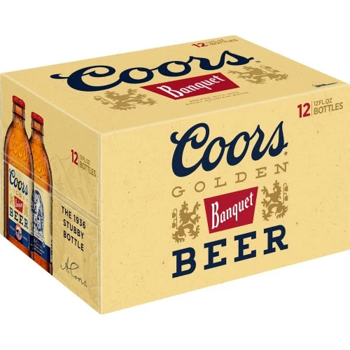 COORS BANQUET STUBBY 12OZ 12PK