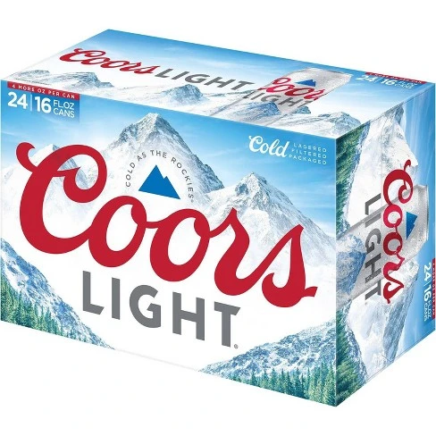 COORS LIGHT 16OZ 24PK