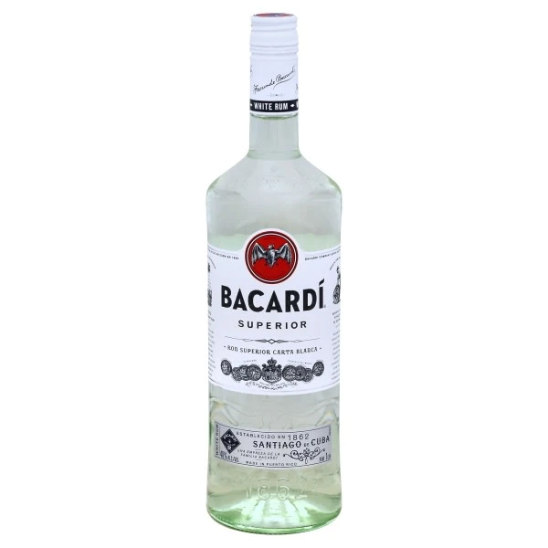 BACARDI WHITE RUM 1L