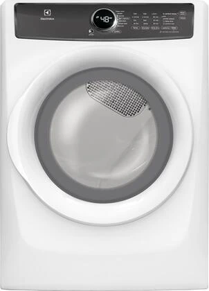 ELECTROLUX 8 CU. FT. ELECTRIC DRYER QUIET SOUND WHITE