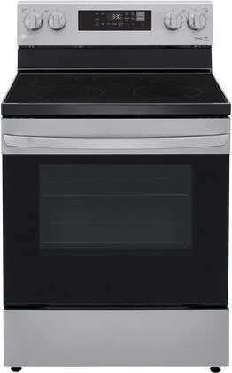 LG 6.3 CU. FT. 30" ELECTRIC FREESTANDING RANGE SMARTTHINQ STAINLESS STEEL