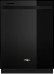 WHIRLPOOL 24" BLACK LARGE CAPACITY DISHWASHER WITH THIRD RACK