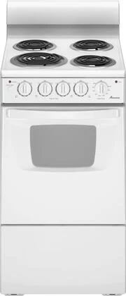 AMANA 2.6 CU. FT. 20" ELECTRIC FREESTANDING RANGE WHITE