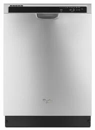 WHIRLPOOL 24" BUILT-IN FULL CONSOLE DISHWASHER STAINLESS STEEL