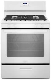 WHIRLPOOL 5.1 CU. FT. FREESTANDING GAS RANGE WHITE