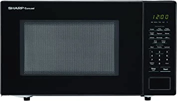 SHARP 1.1 CU. FT. COUNTERTOP MICROWAVE 1000W BLACK CAROUSEL