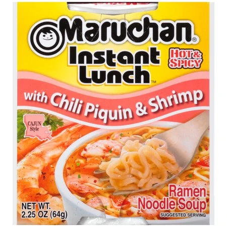 MARUCHAN INSTANT LUNCH CHILI PIQUIN & SHRIMP 2.25OZ