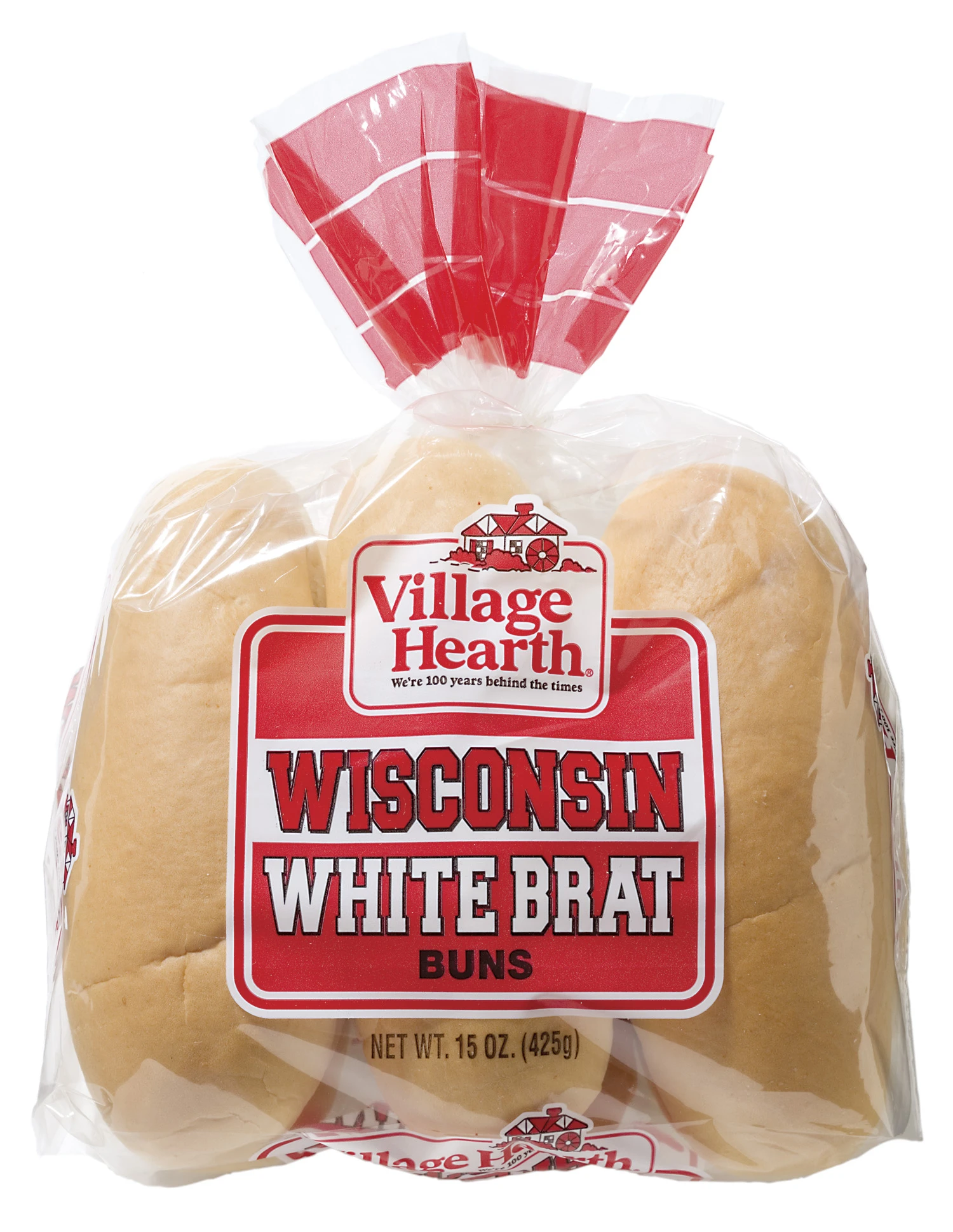 VILLAGE HEARTH WISCONSIN WHITE BRAT BUNS 6CT