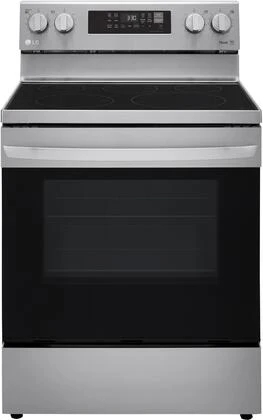 LG 30" 6.3CF SMART SMOOTHTOP 5 ELEMENT ELECTRIC RANGE STAINLESS STEEL