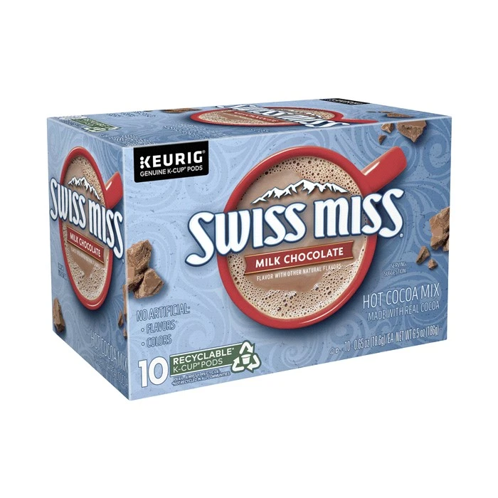 SWISS MISS MILK CHOCOLATE HOT COCOA K-CUPS 10CT
