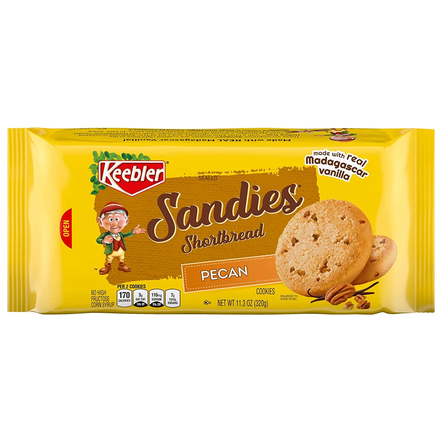 KEEBLER SANDIES PECAN SHORTBREAD COOKIES 11.3OZ
