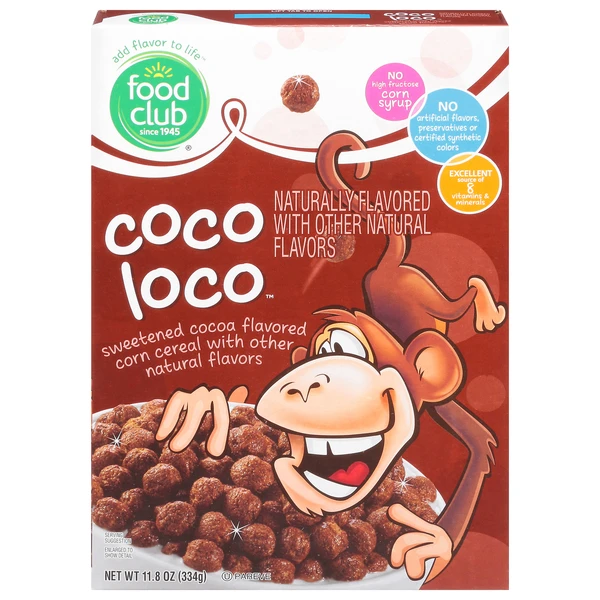 FOOD CLUB COCO LOCO CEREAL 11.8OZ
