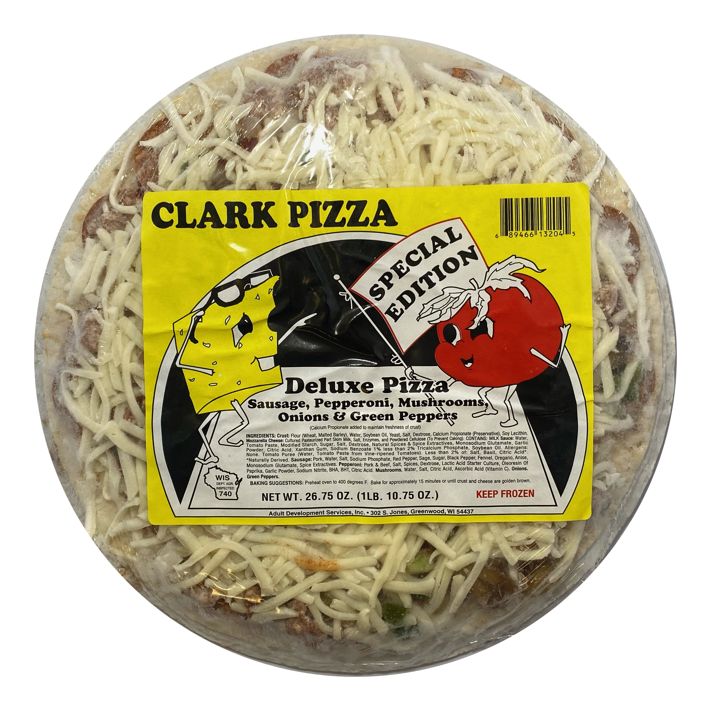 CLARK PIZZA DELUXE 12IN PIZZA 25.75OZ