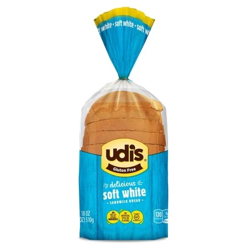 UDIS GLUTEN FREE WHITE BREAD 18OZ
