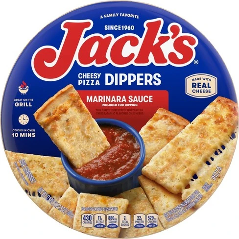 JACKS CHEESY PIZZA DIPPERS 17.9OZ