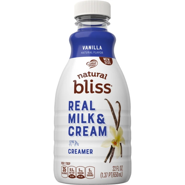 COFFEEMATE NATURAL BLISS VANLLA COFFEE CREAMER 22OZ
