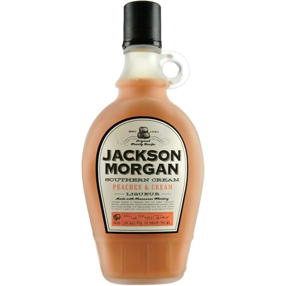 JACKSON MORGAN PEACHES & CREAM LIQUEUR 750ML