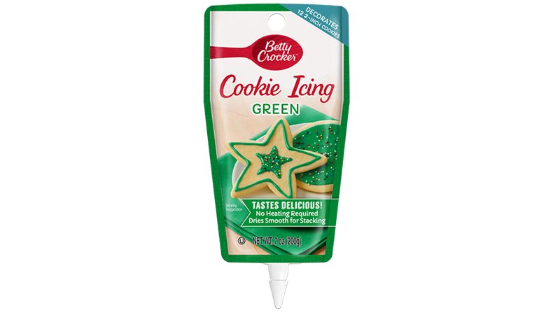 BETTY CROCKER GREEN COOKIE ICING 7OZ