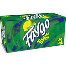 FAYGO TWIST SODA 12OZ 8PK
