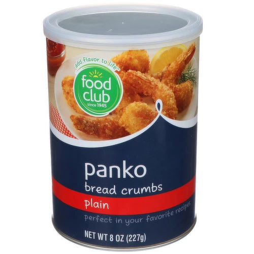FOOD CLUB PLAIN PANKO BREAD CRUMBS 8OZ