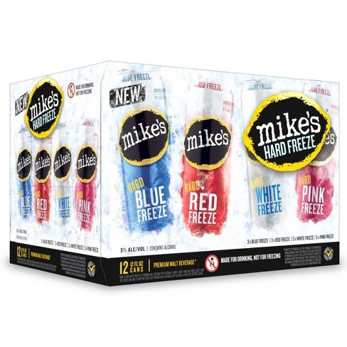 MIKES HARD FREEZE VARIETY PACK 12OZ 12PK