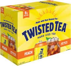 TWISTED TEA PEACH HARD ICED TEA 12OZ 12PK
