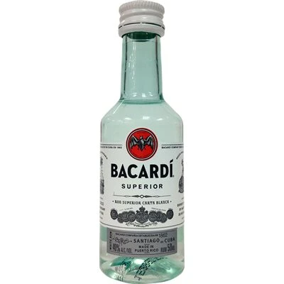 BACARDI LIGHT RUM 50ML