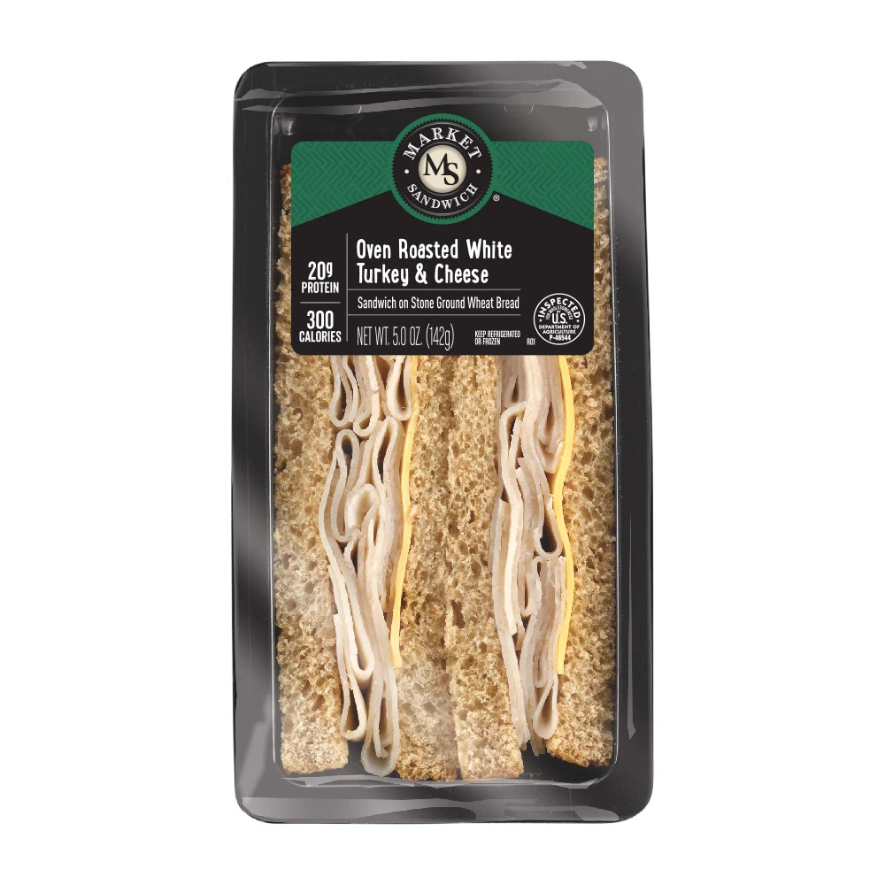 MARKET TURKEY & CHEESE SANDWICH 5OZ