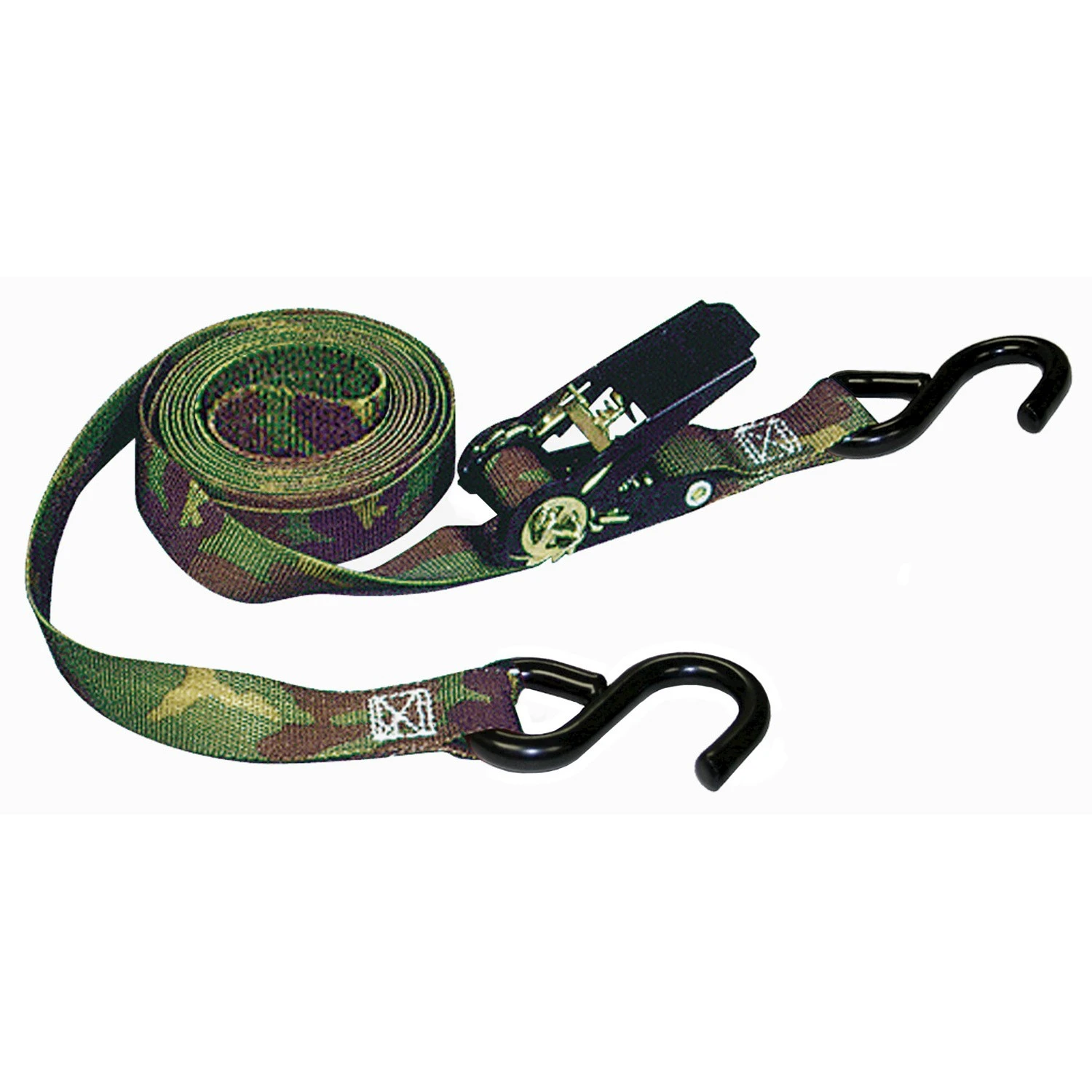 RATCHET TIEDOWN CAMO 4PK