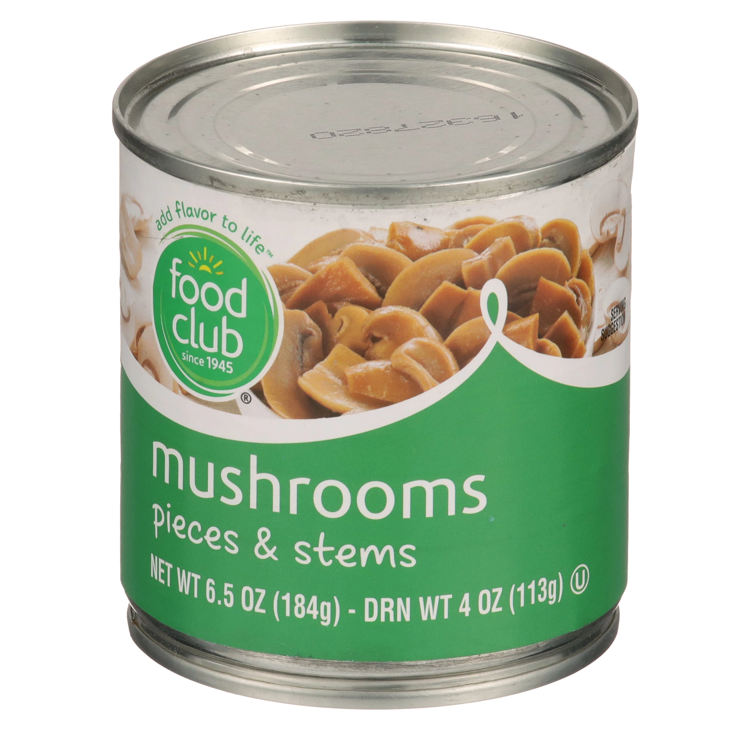 FOOD CLUB MUSHROOMS PC/STM 4OZ