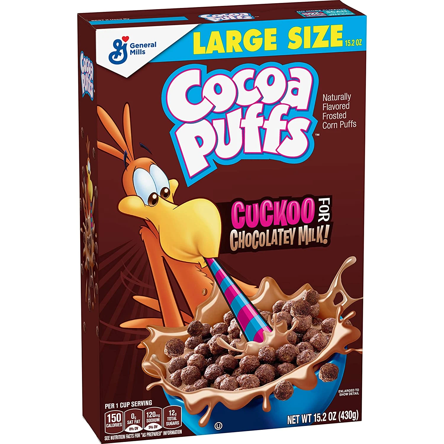 GM COCOA PUFFS CEREAL LG 15.2OZ
