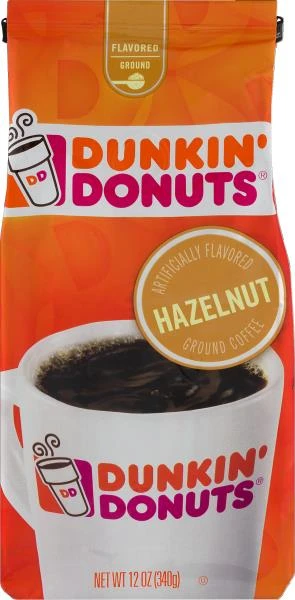 DUNKIN DONUT COF GRND HZL 12OZ