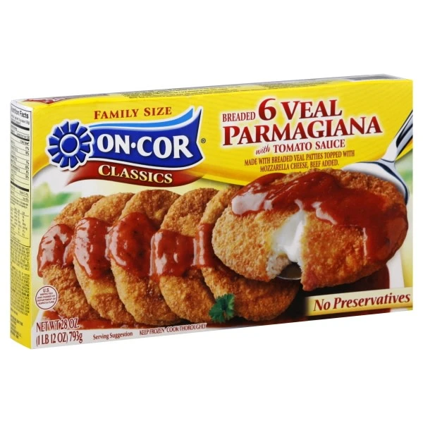 ON COR VEAL PARMIGIANA 26OZ