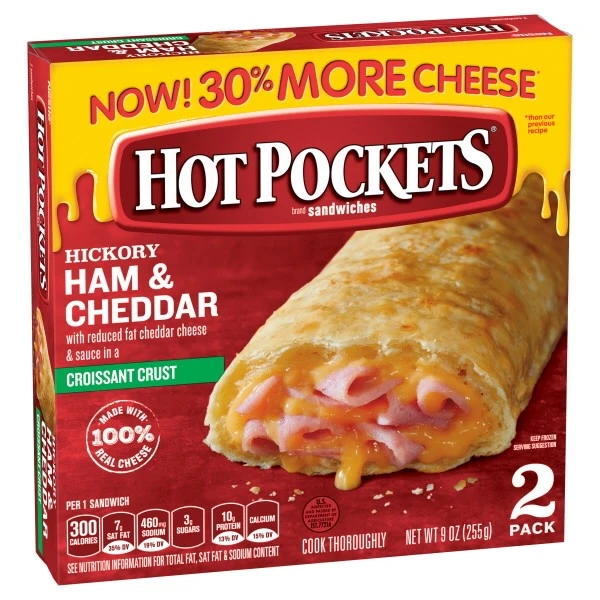 CROISSANT POCKET HAM/CHEDDAR 9OZ