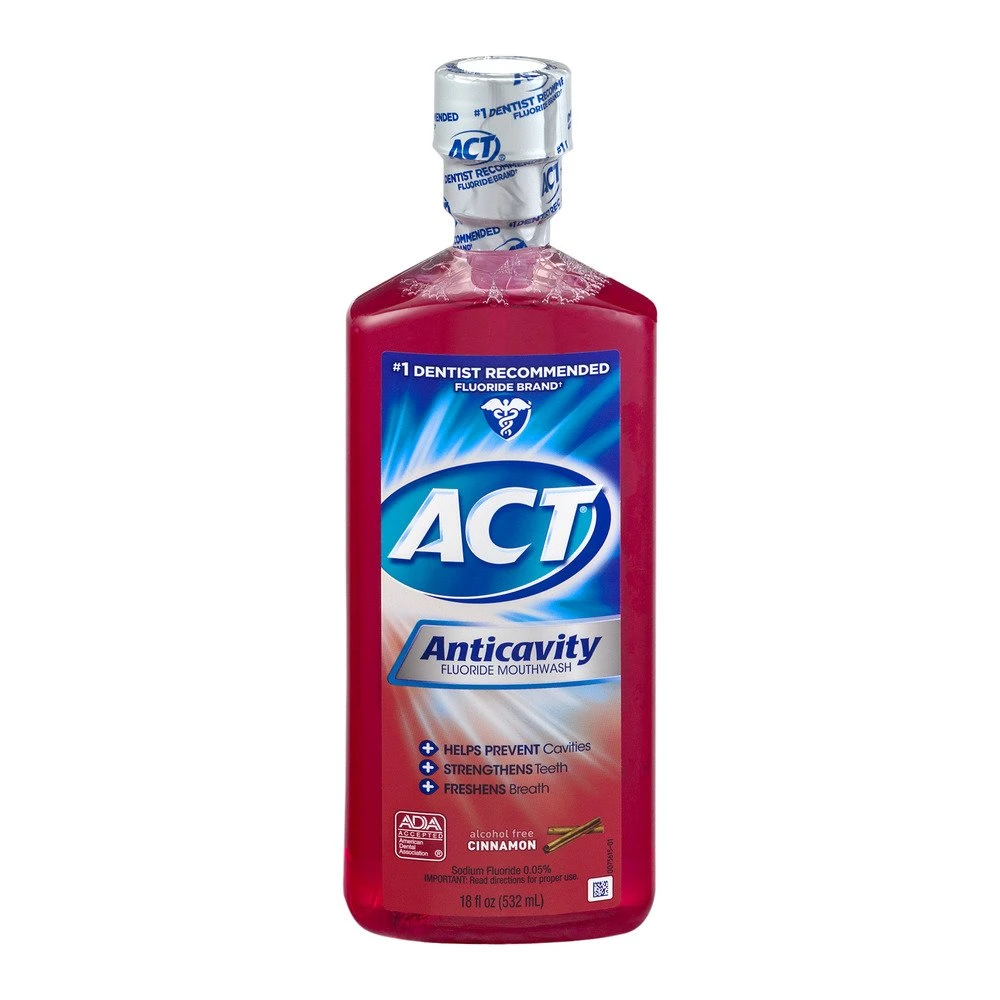 ACT DENTAL RINSE CINN 18OZ
