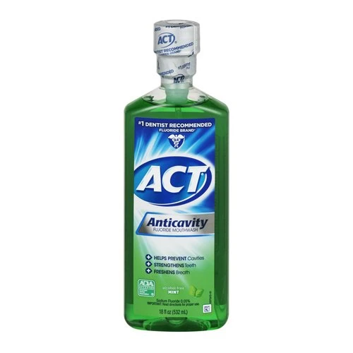 ACT DENTAL RINSE MINT 18OZ