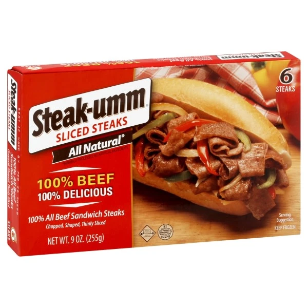 STEAK-UMMS BF SANDWCH STK 9OZ