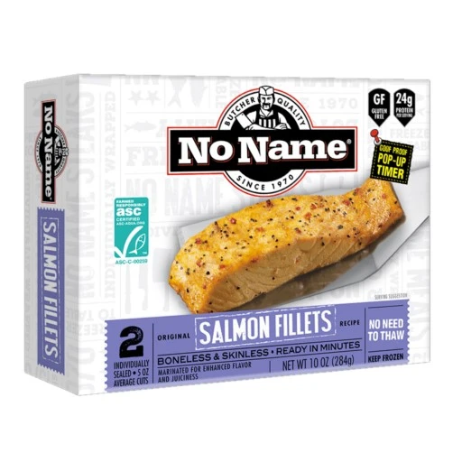 NO-NAME ORG SALMON FILLET 10OZ
