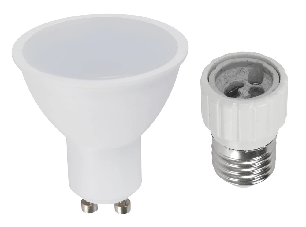 6W GU10 LED BULB 6000K WITH SOCKET