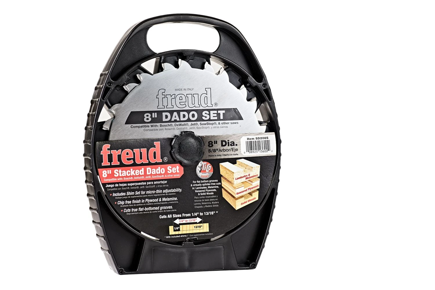 Pro Dado Set 8-Inch Router Blade Set for Precision Woodworking