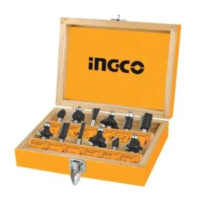 INGCO 12PCS ROUTER BIT KIT