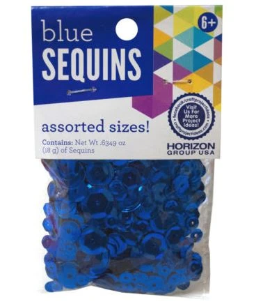 BLUE CRAFT SEQUINS