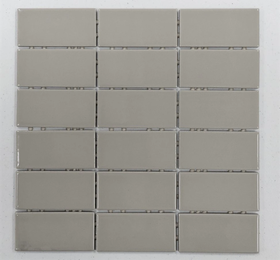 12X12 DELICATE GRAY  MOSAIC TILE