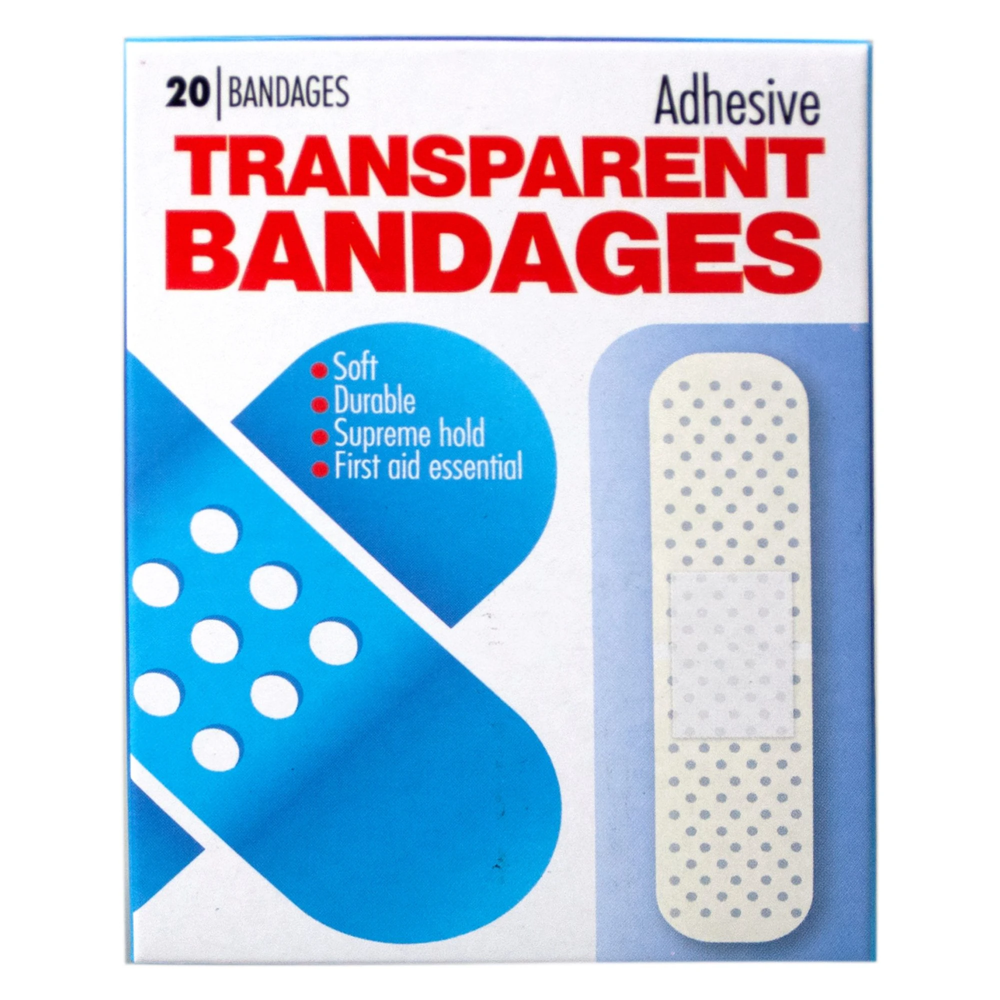 20 PACK WATERPROOF BANDAGES